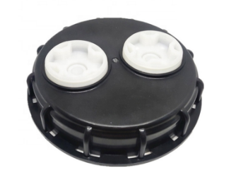 IBC Sscrew top lid cover with double holes