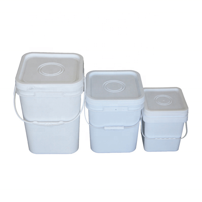square plastic buckets pails