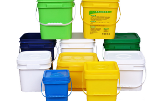 plastic square buckets pails