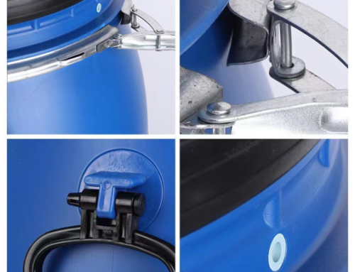 Lid & Clamp for Blue Plastic Drums